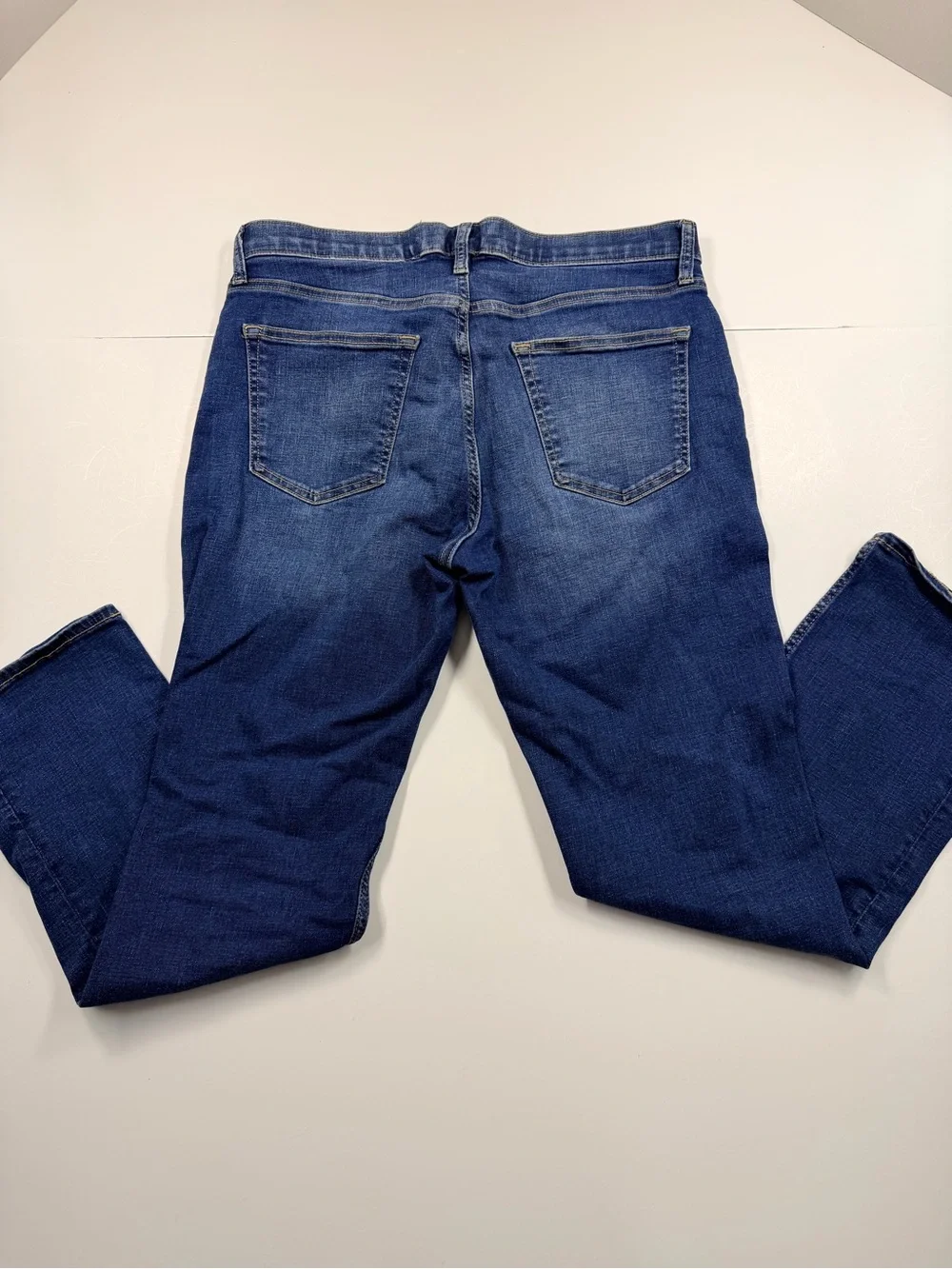 Old Navy Men's Dark Blue Straight Jeans